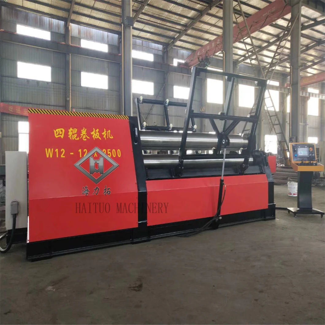 W12nc 4 Rolls Plate Rolling Machine Plate Bending Machine