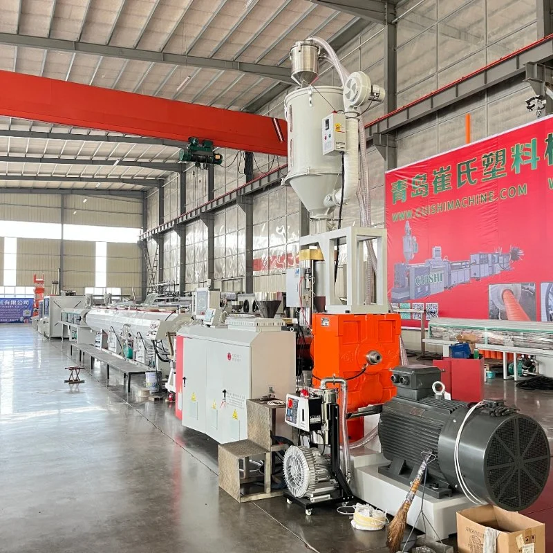 Plastic PE HDPE PVC Water/ Gas /Electric Conduit Pipe/Tube Making Machine / Single Screw Extruder/ Twin Double Screw Extruder /Plastic Pipe Extruder Machinery