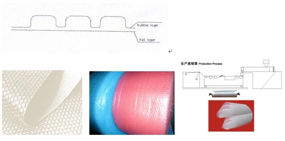 LDPE Air Bubble Film Wrap Making Machine (one extruder) 2 Layer Width 600mm-3000mm