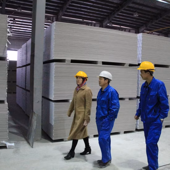 China Factory Engineers verfügbare Produktionslinie für Gipskartonplatten