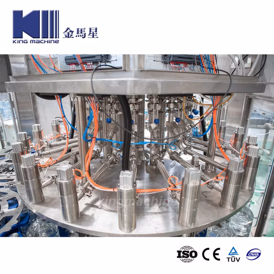 Automatische Servokolben-Flüssigkeits-Haustier-Glasflasche, Monoblock-Salat, Oliven, Sojabohnen, Sonnenblumen, Speiseöl, Honig, Abfüllung, Abfüllung, Verschließen, Etikettierung, Verpackungsanlage